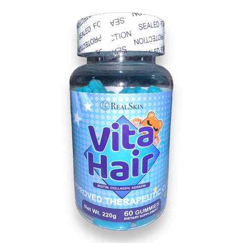 REAL SKIN - VITA HAIR 60 Gummies ( BLUE )