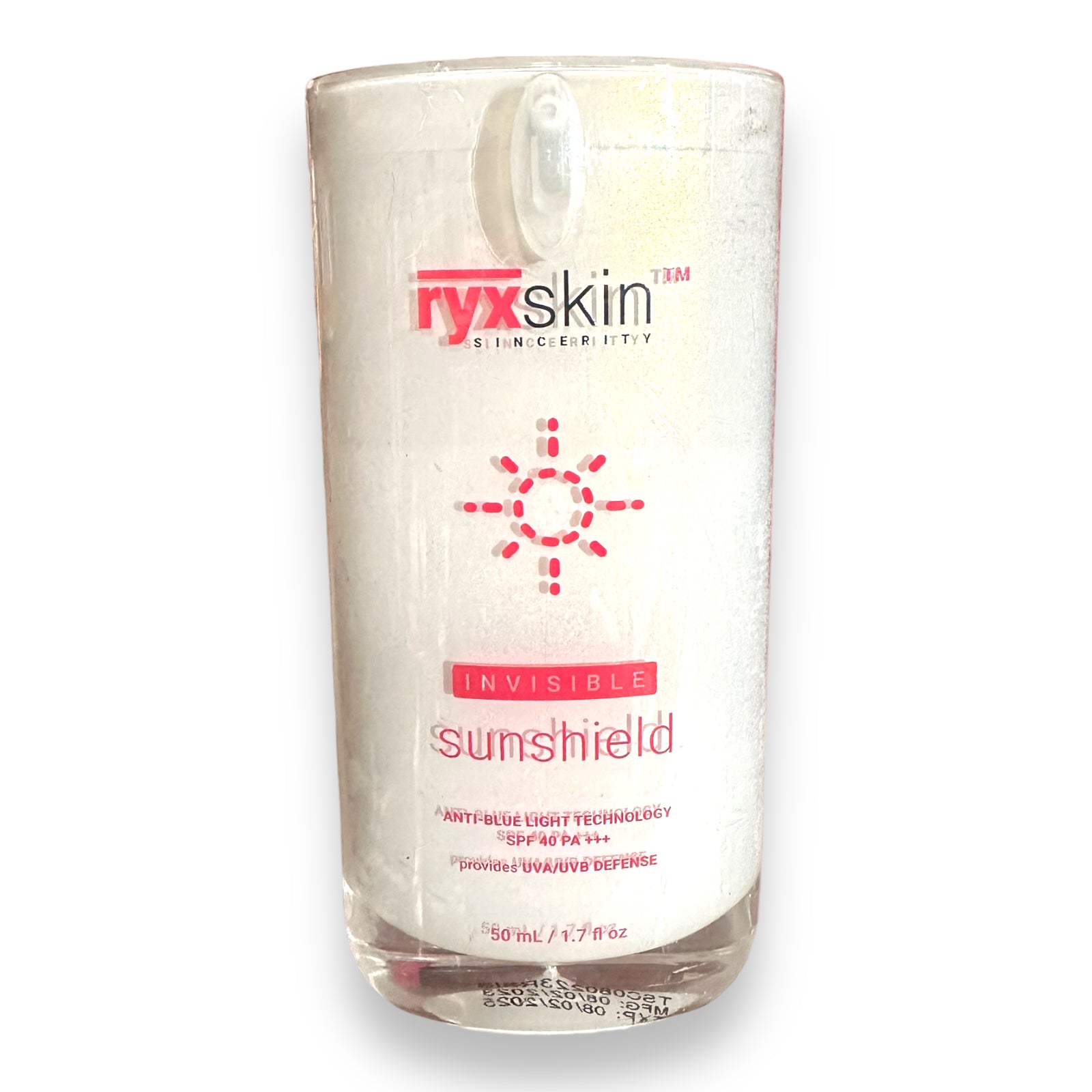 Ryx Skin Invisible Sunshield / Sunscreen 50ml - NEW PACKAGING – My