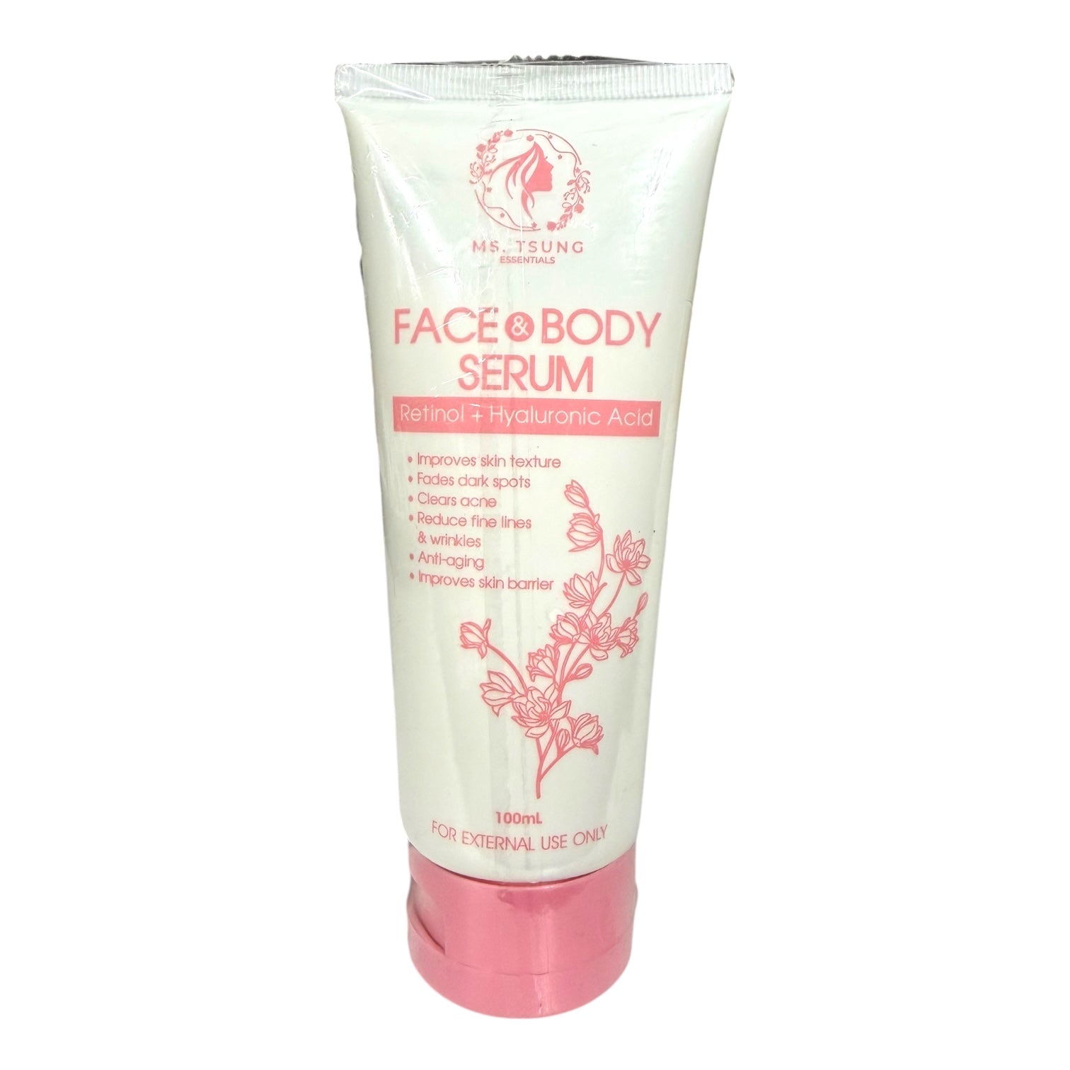 ボディローション MS. TSUNG FACE AND BODY SERUM 4cnss Ms. Tsung - Face and Body Serum - Retinol Hyaluronic Acid 100 ml