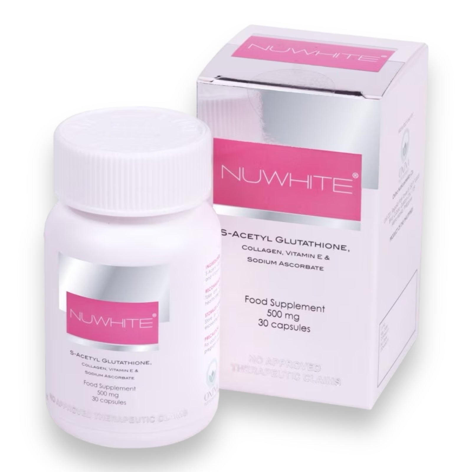 NUWHITE - S-Acetyl Glutathione with Marine Collagen Sodium Ascorbate a My Care Kits NUWHITE - S-Acetyl Glutathione with Marine Collagen Sodium Ascorbate a My Care Kits
