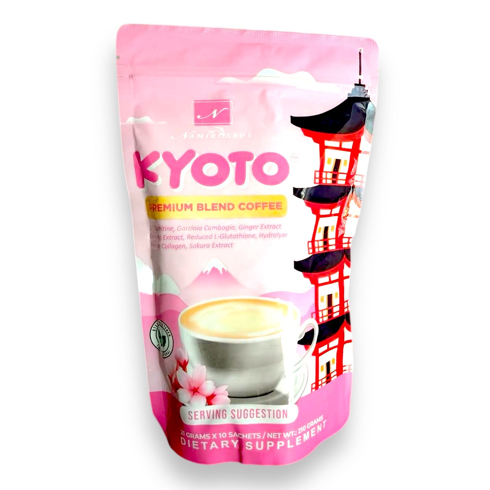 Namiroseus - KYOTO Premium Blend Coffee 10 x 21g My Care Kits Namiroseus - KYOTO Premium Blend Coffee 10 x 21g My Care Kits