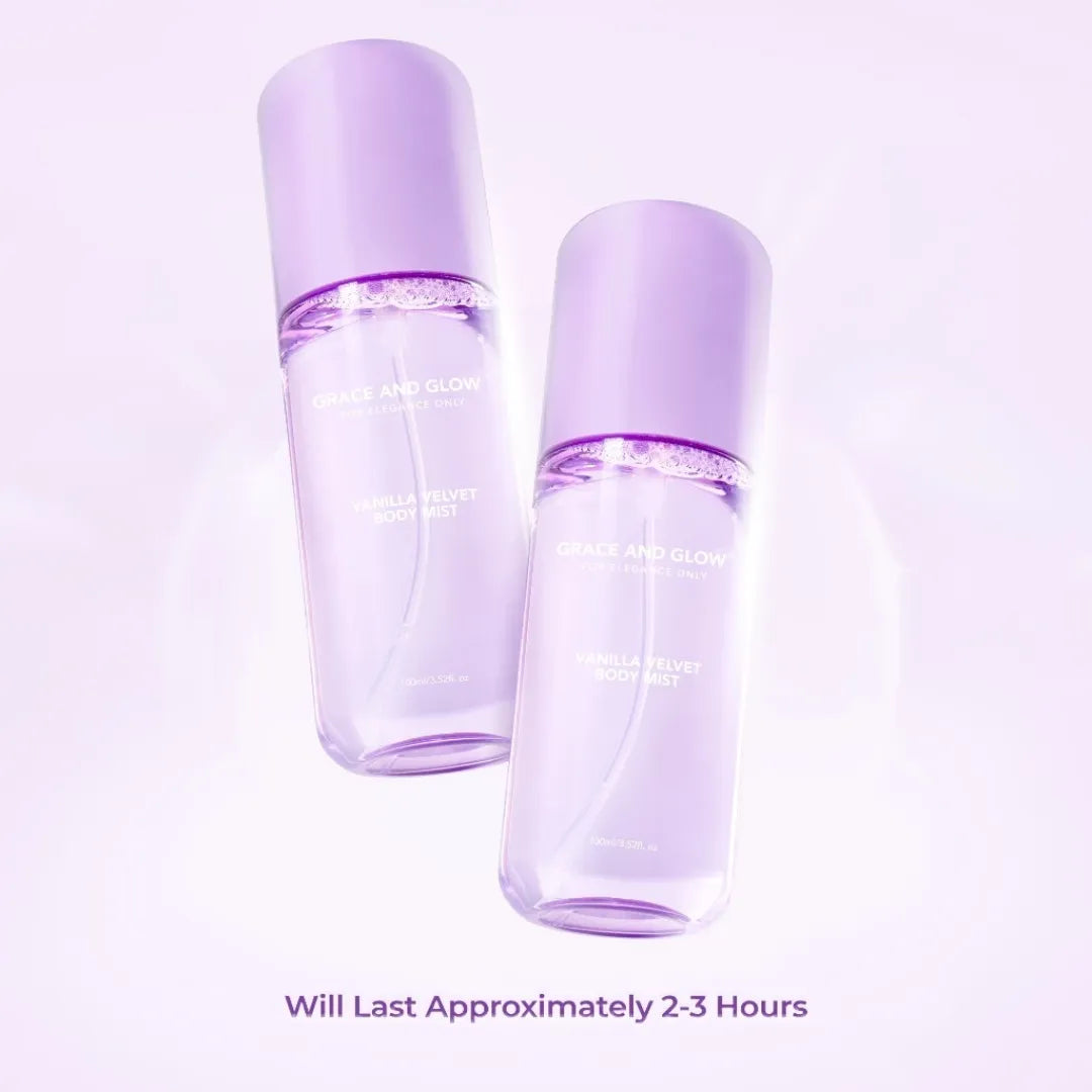 Grace and Glow VANILLA VELVET BODY MIST 100 ML – My Care Kits