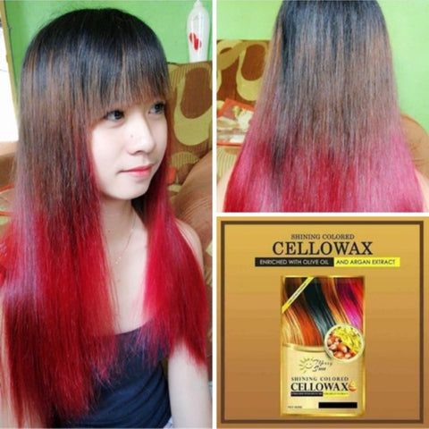 Cellowax Hair Color Red Burgundy By Merry Sun