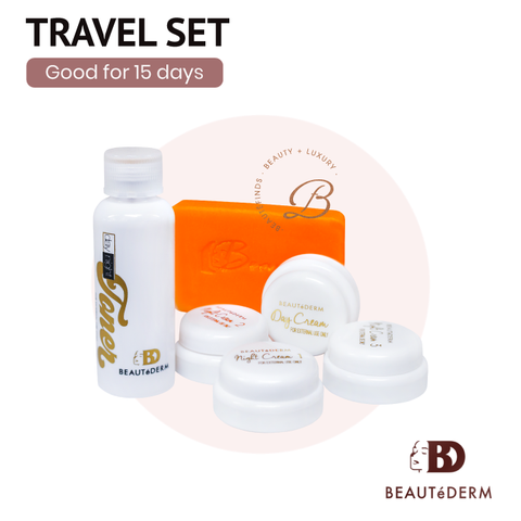 Beautederm Travel Set ( small ) - 50 ML toner , 5 grams cream