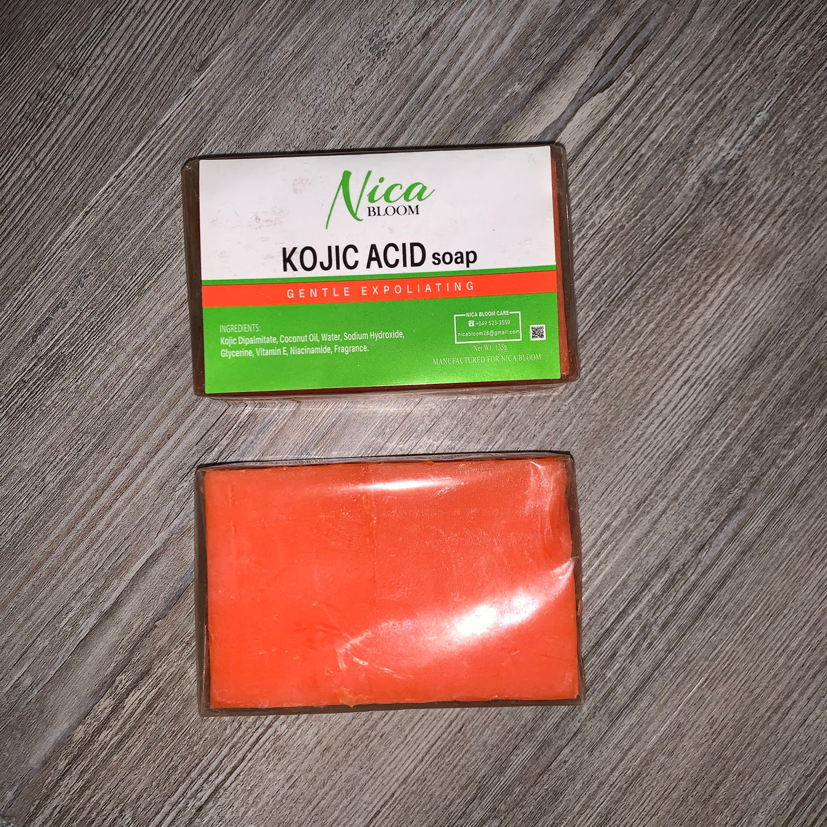 Nica bloom Kojic Acid soap 135g My Care Kits