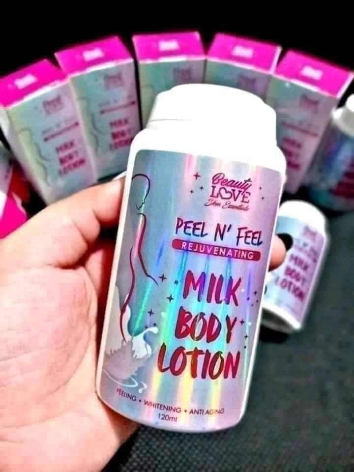 Peel N Feel Rejuvenating Milk Body Lotion ( peeling lotion ) My Care Kits