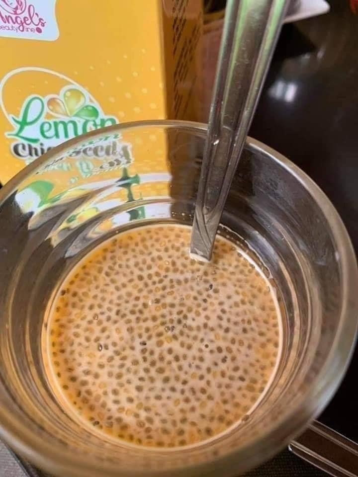 Lemon Chia Seeds Fiber Drink My Care Kits