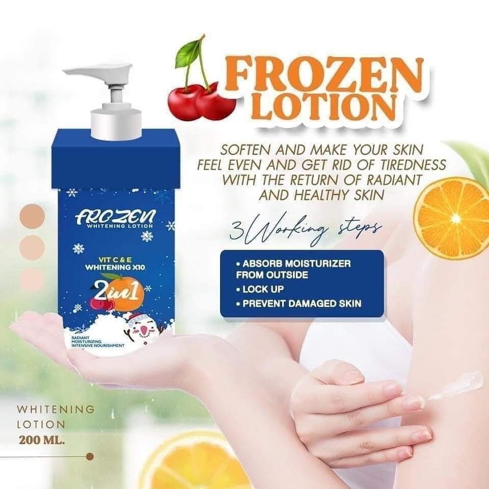 Frozen Whitening lotion 200ml Thailand product My Care Kits