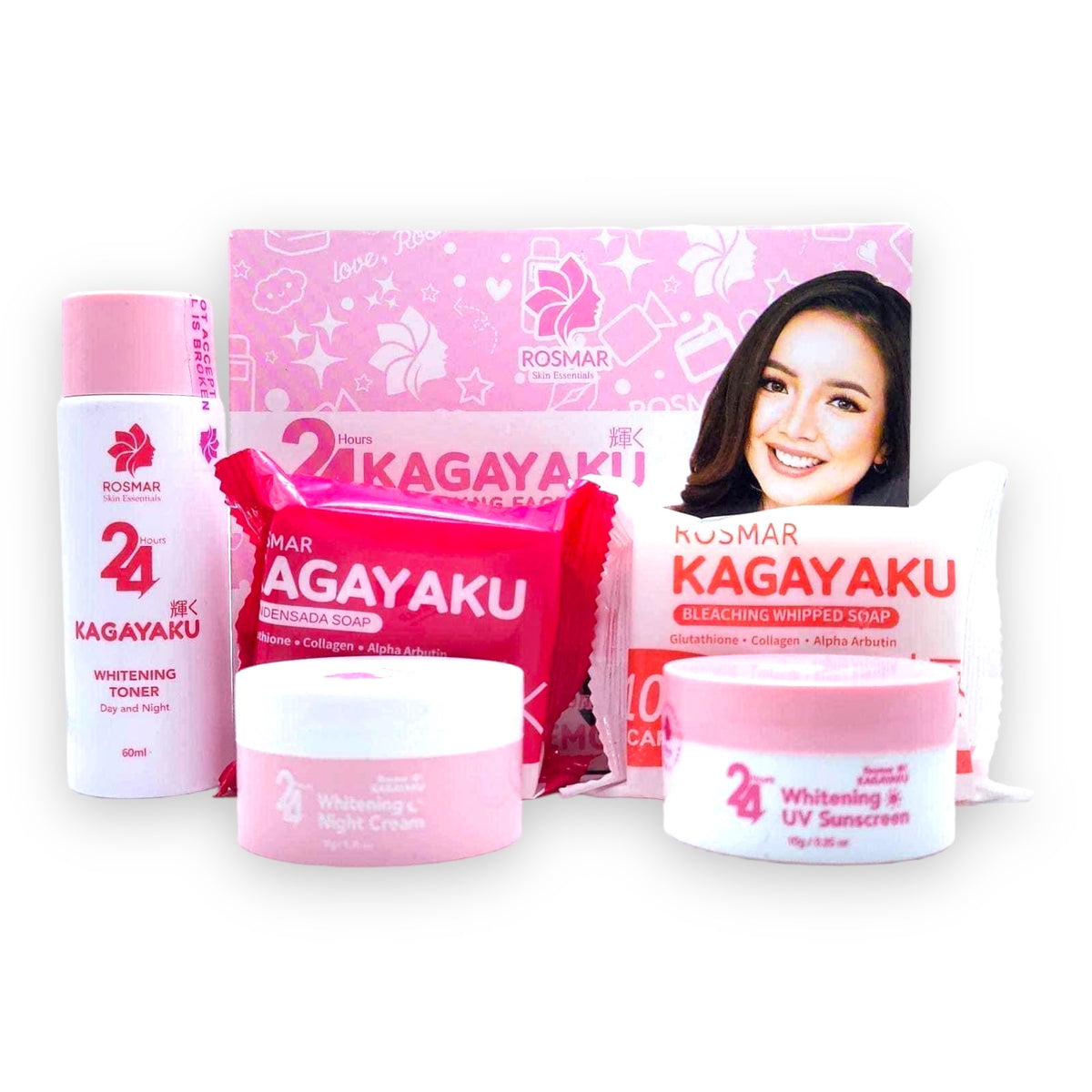 Rosmar 24 Hours Kagayaku WHITENING FACIAL SET maintenance set My