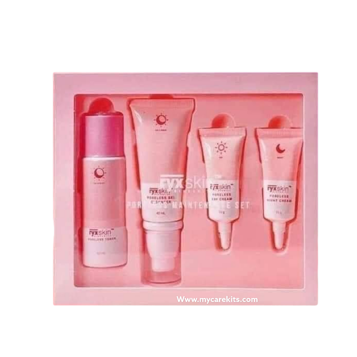 RyxSkin Poreless Maintenance set (light pink set)