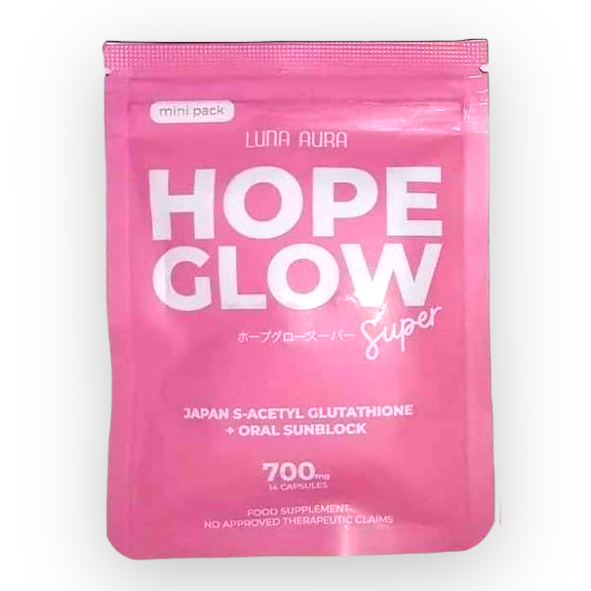 Luna Aura Hope Glow Super - Mini Pack 700mg My Care Kits Luna Aura Hope Glow Super - Mini Pack 700mg My Care Kits