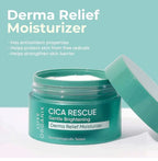 LUXE ORGANIX CICA RESCUE GENTLE BRIGHTENING DERMA RELIEF MOISTURIZER 50G
