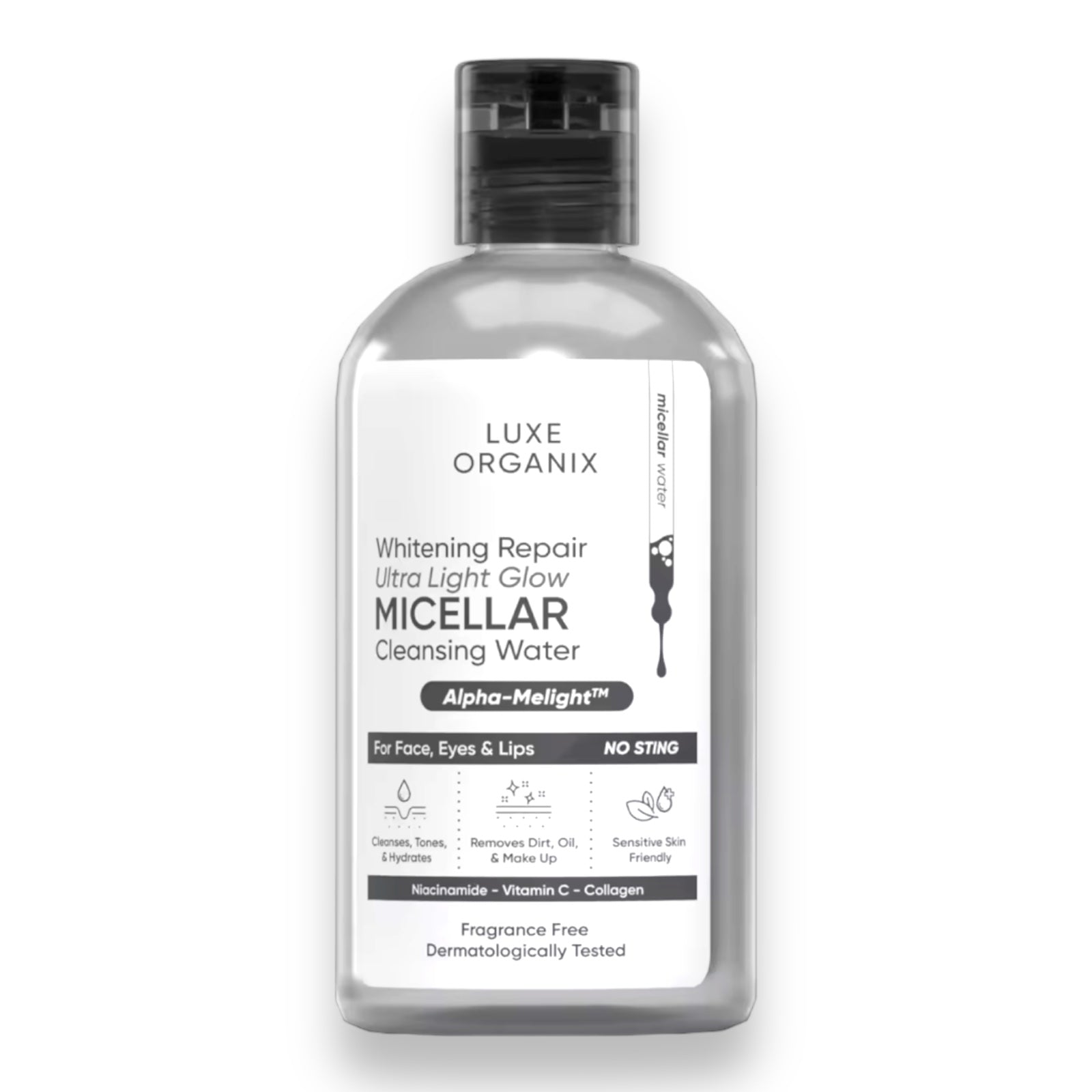 Luxe Organix - Whitening Repair Ultra Light Glow Micellar Cleansing Beauty Water 300mL