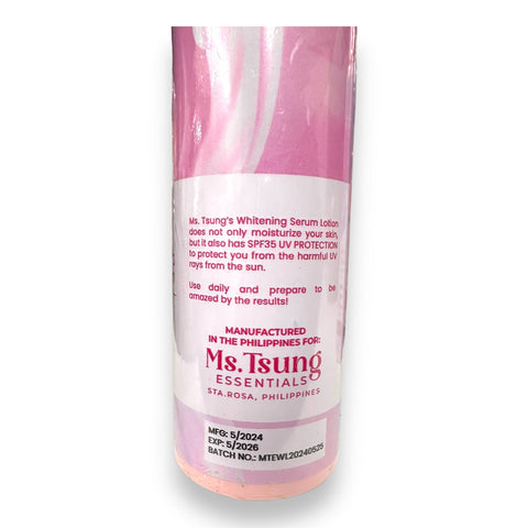 Ms. Tsung Essentials - 10X Whitening Serum Lotion SPF 30 - 250 ML