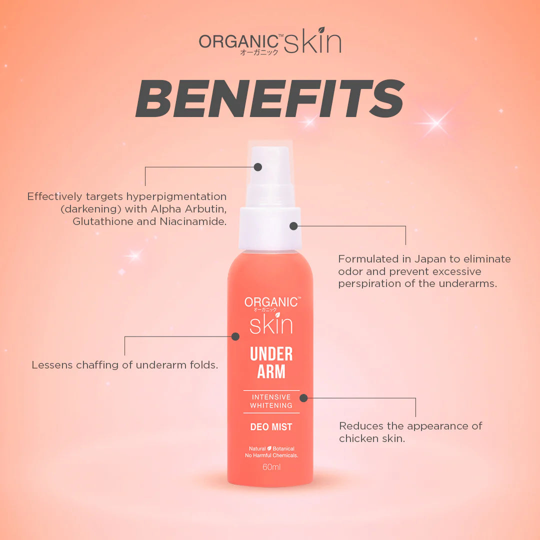 Organic Skin - Underarm Intensive Whitening Deo Mist 60 ml
