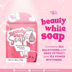 You Glow Babe - BEAUTY WHITE SOAP - Sea Buckhorn with Snail Extract ( 5 X 70g soap )