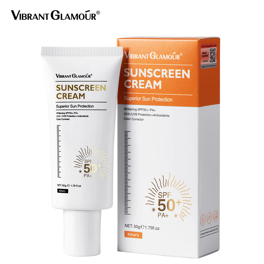 VIBRANT GLAMOUR - Whitening Sunscreen Cream SPF50+ UVA/UVB Skin Protect 50g