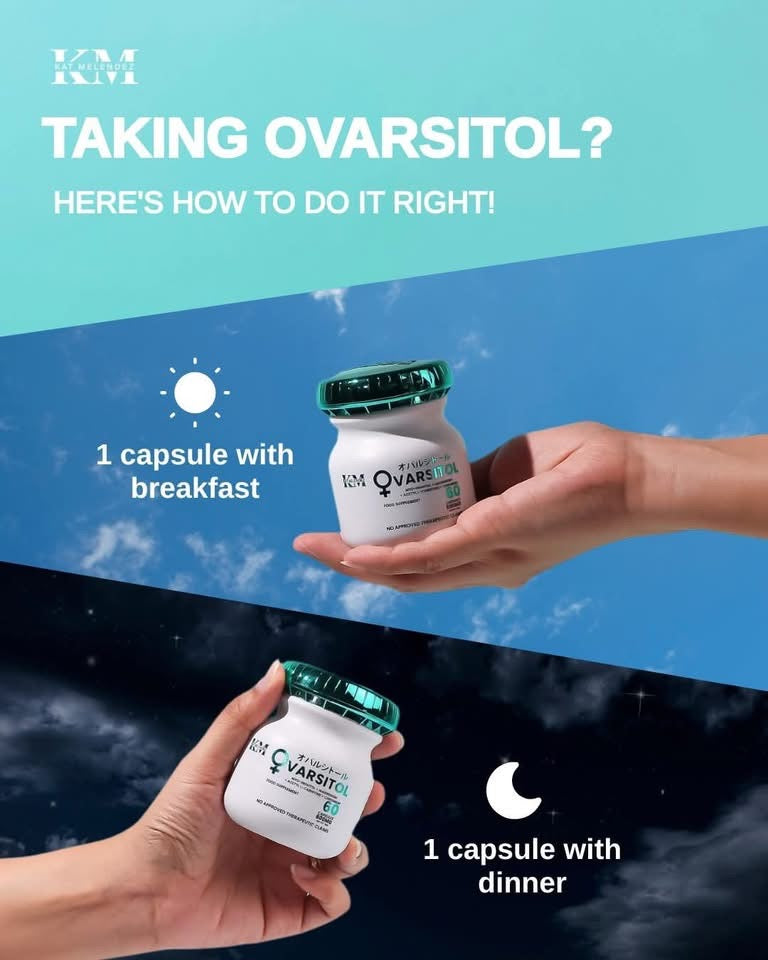 KM - OVARSITOL  Food Supplement - 60 capsules 600 mg