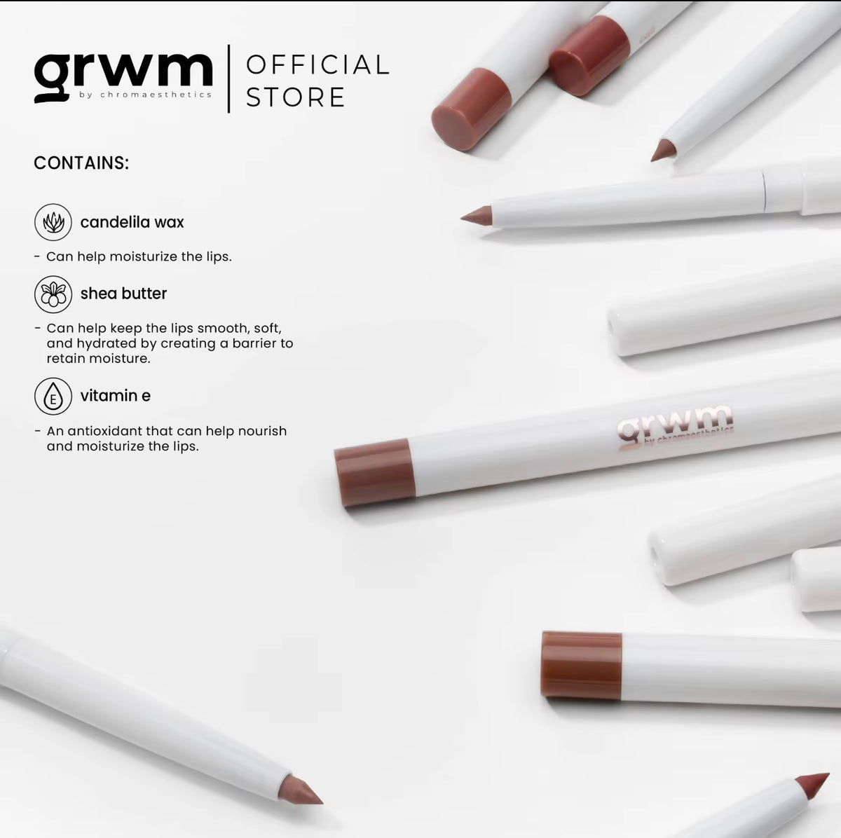 GRWM Cosmetics - LIP CONTOUR RETRACTABLE GEL LIP LINER – My Care Kits