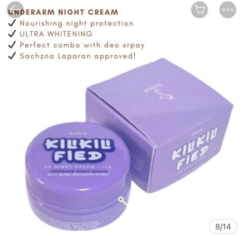 SASKIN - Kili-kilified Underarm Night Cream 10g