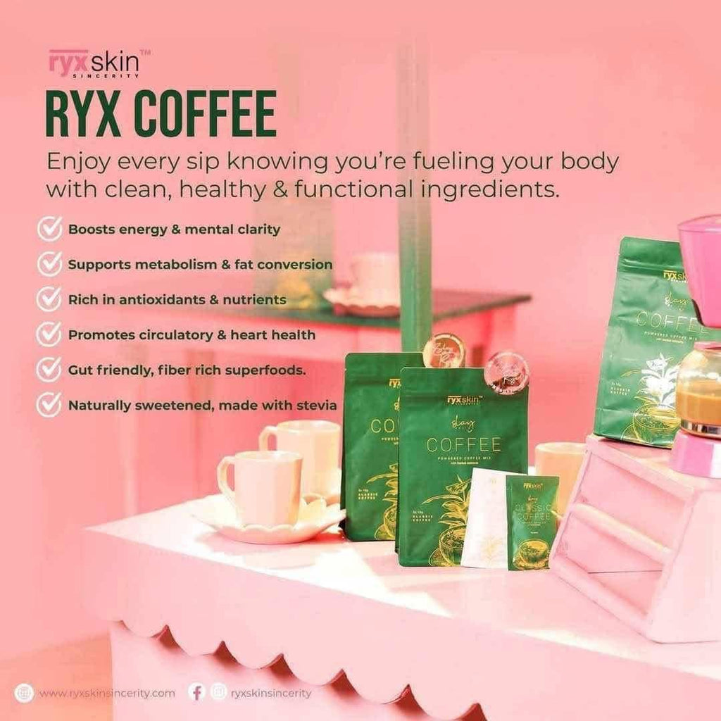 Ryx Skin - Slay Recipe Coffee - Powdered Coffee Mix with Herbal Extract
