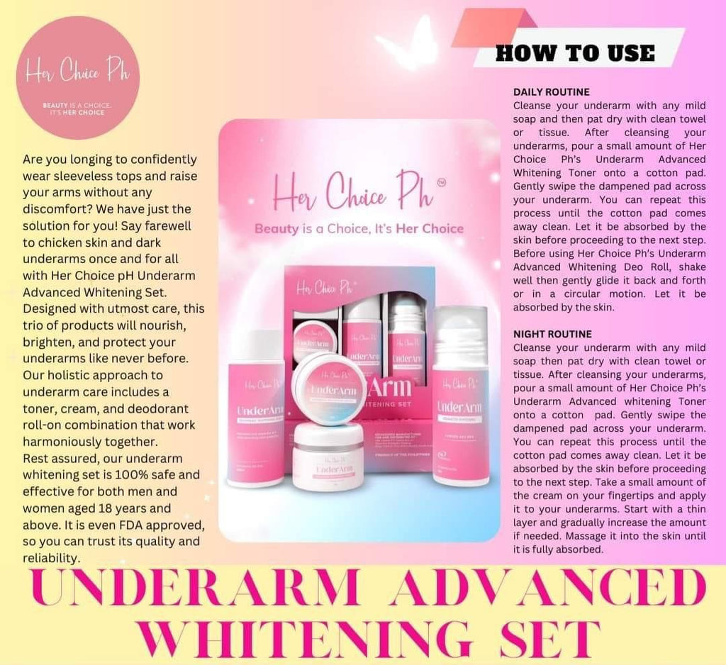 Her Choice Ph - Underarm Whitening Set