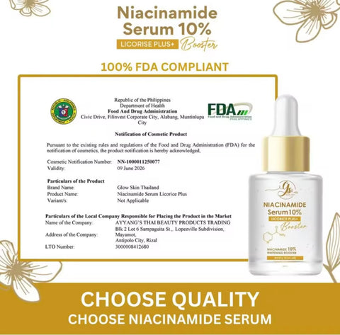 GST - Niacinamide Brightening Serum 10% - made in thailand