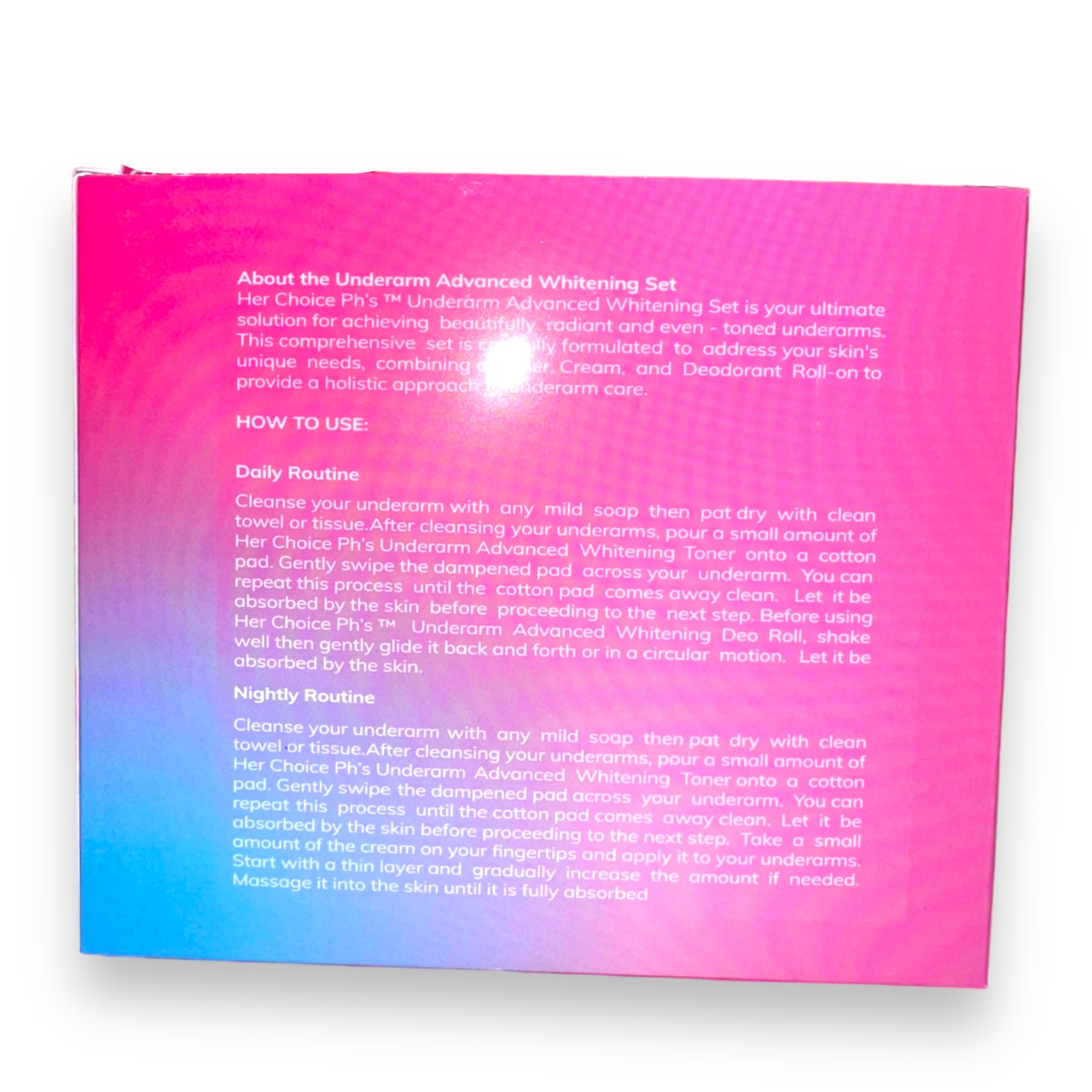 Her Choice Ph - Underarm Whitening Set