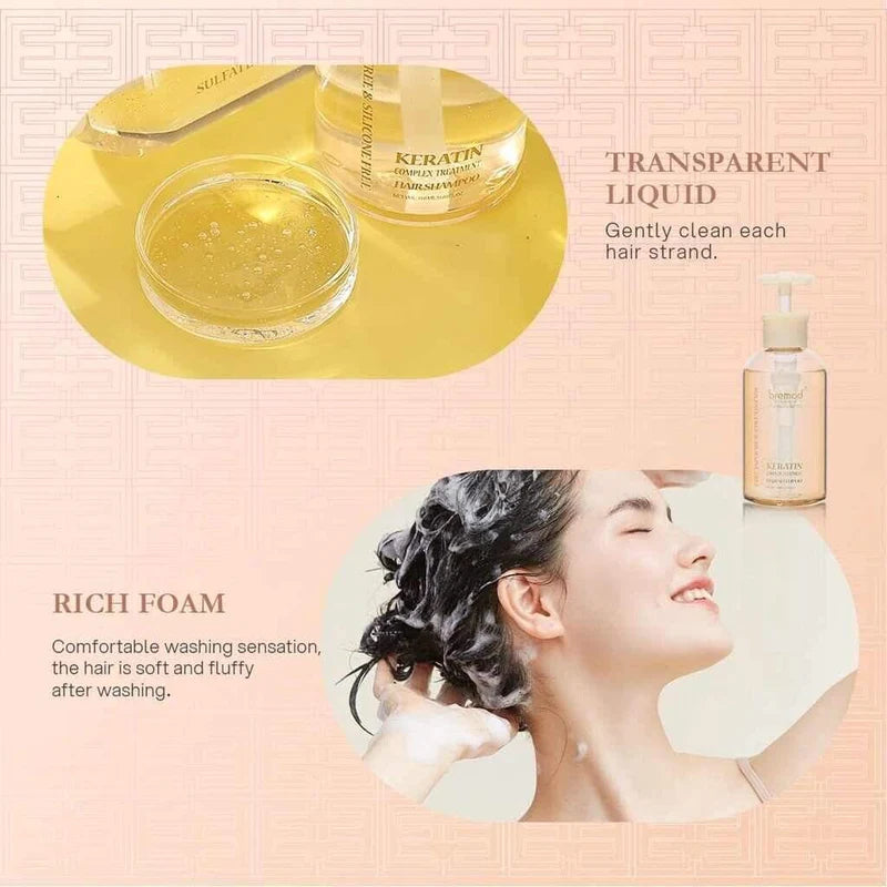 Bremod - Premium Series - Keratin Complex Treatment - HAIR SHAMPOO 350 ML