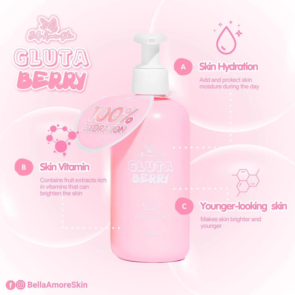 BELLA AMORE - Gluta Berry Lotion 200ml