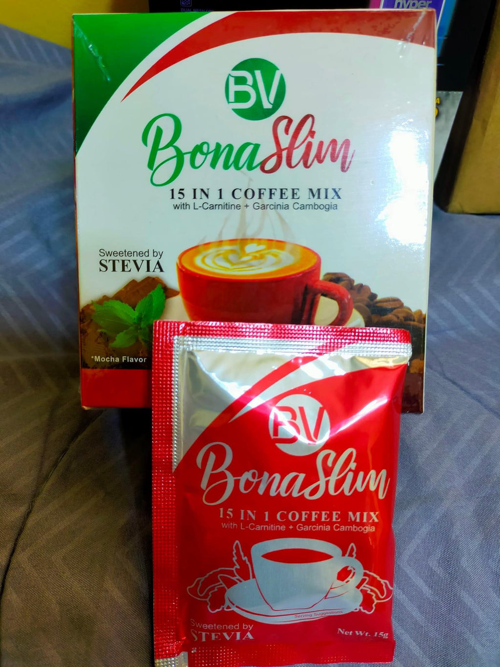 BONA SLIM 15 in 1 Coffee Mix 10 x 15g ( JULY EXPIRY ) sale!!!