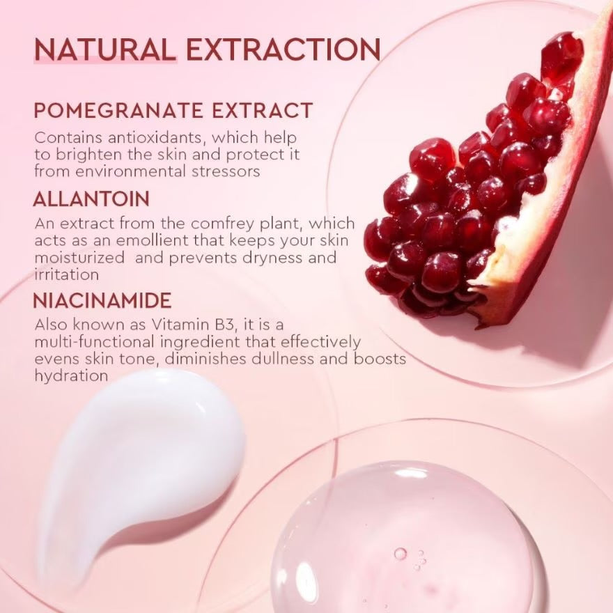 GLAD2GLOW Pomegranate 5% Niacinamide Brightening Moisturizer 30g
