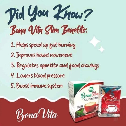 BV - BONA SLIM 15 in 1 Coffee Mix 10 x 15g