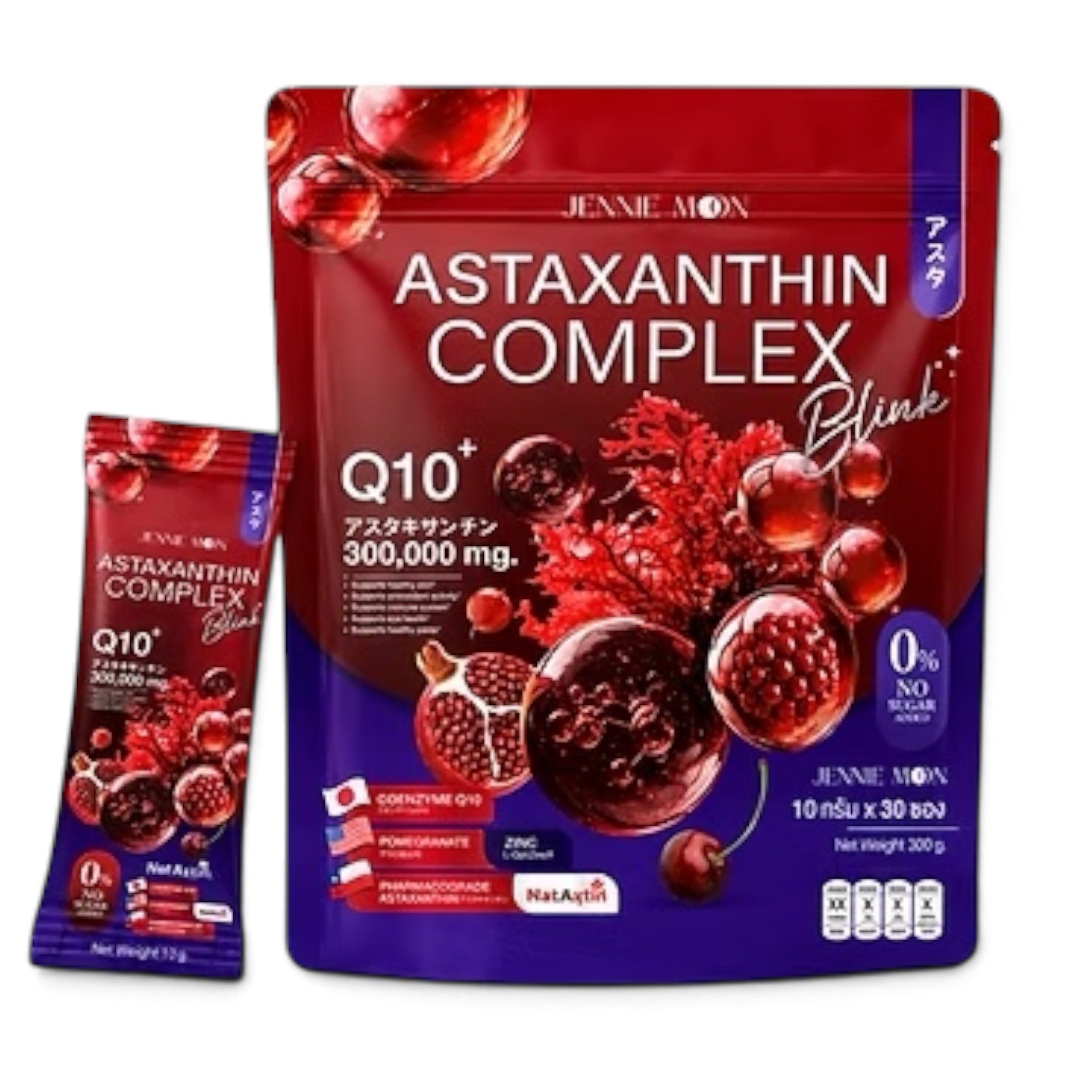 JENNIE MON Astaxanthin Complex Blink Q10+ - 30 sachet