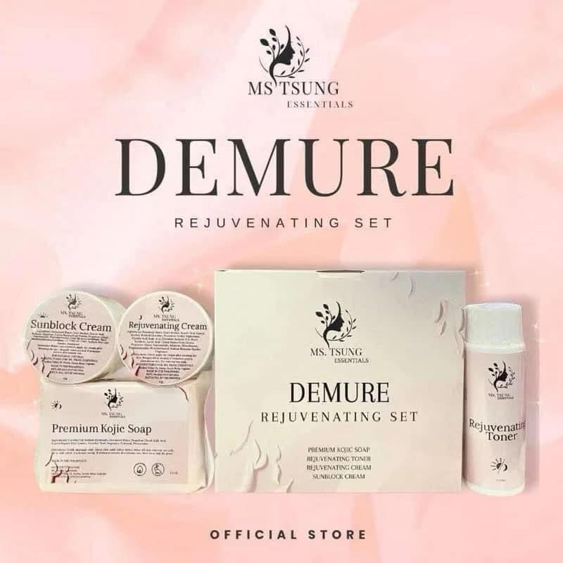 Ms. Tsung Essentials スキンケアセット Ms. Tsung Essentials - DEMURE Rejuvenating set – My Care Kits