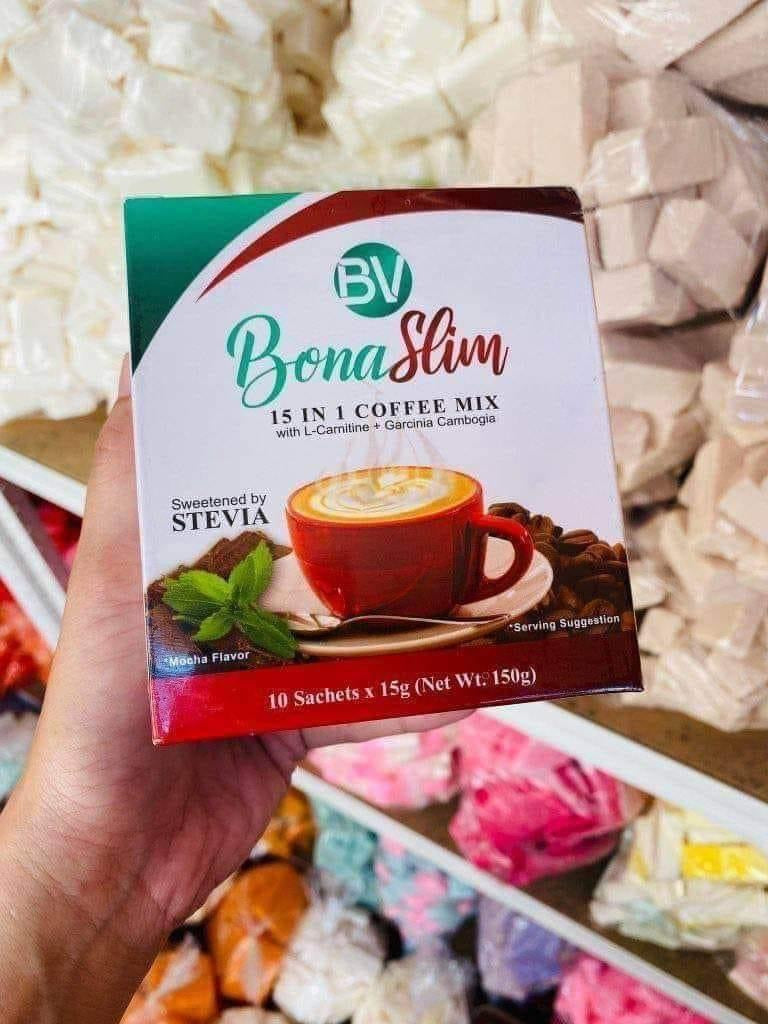 BONA SLIM 15 in 1 Coffee Mix 10 x 15g ( JULY EXPIRY ) sale!!!
