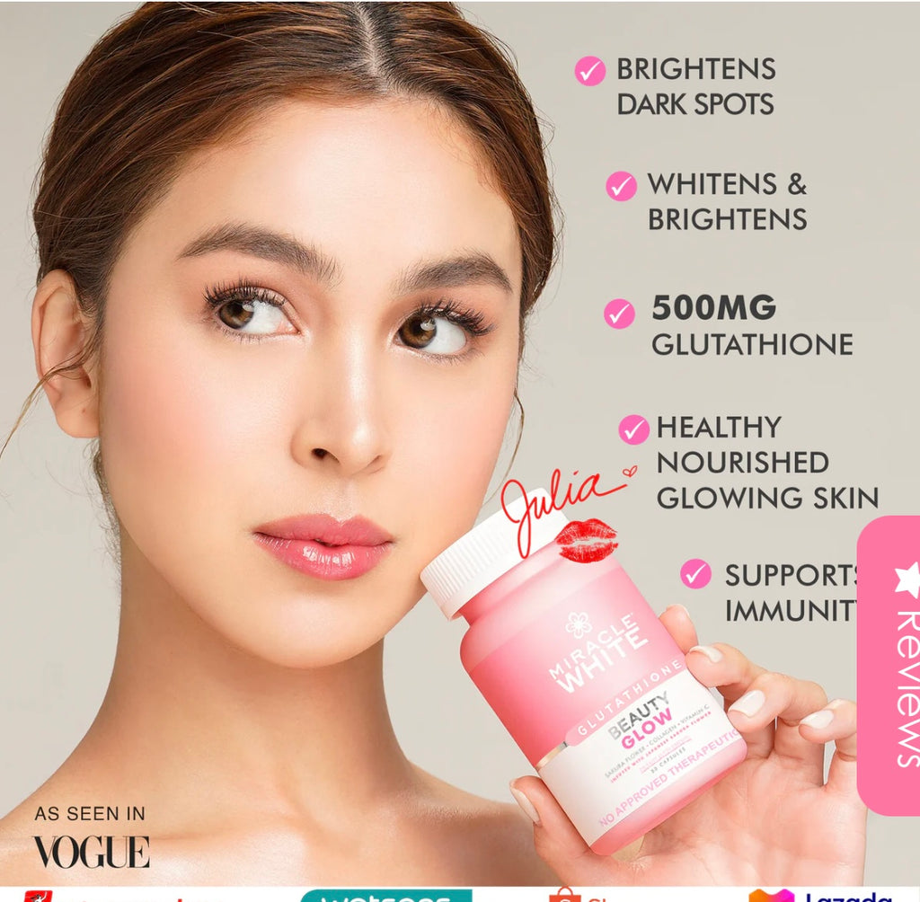 miracle white glutathione reviews dropping my review: okayyyy so honestly I used to think 'why is everyone so hype about @miraclewhite ? Like does it even work?' So I was skeptical and decided to try Miracle White Royal Gold 120000mg