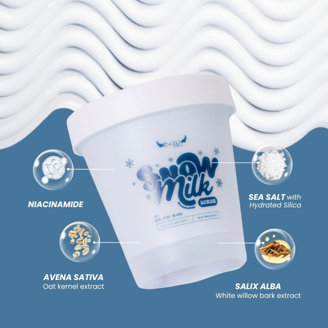 Angel Skin - Snow Milk Scrub 200g