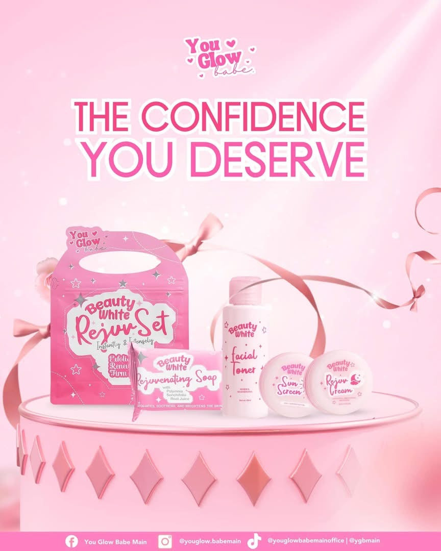 You Glow Babe - Beauty White REJUV SET - Rejuvenating Facial Set