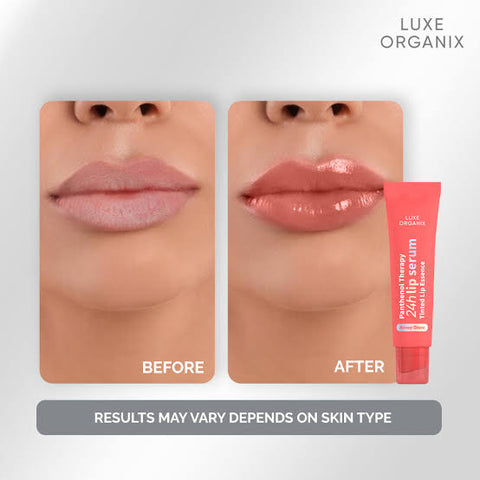 Luxe Organix - Panthenol Therapy 24H LIP SERUM -  Tinted Lip Essence 10g