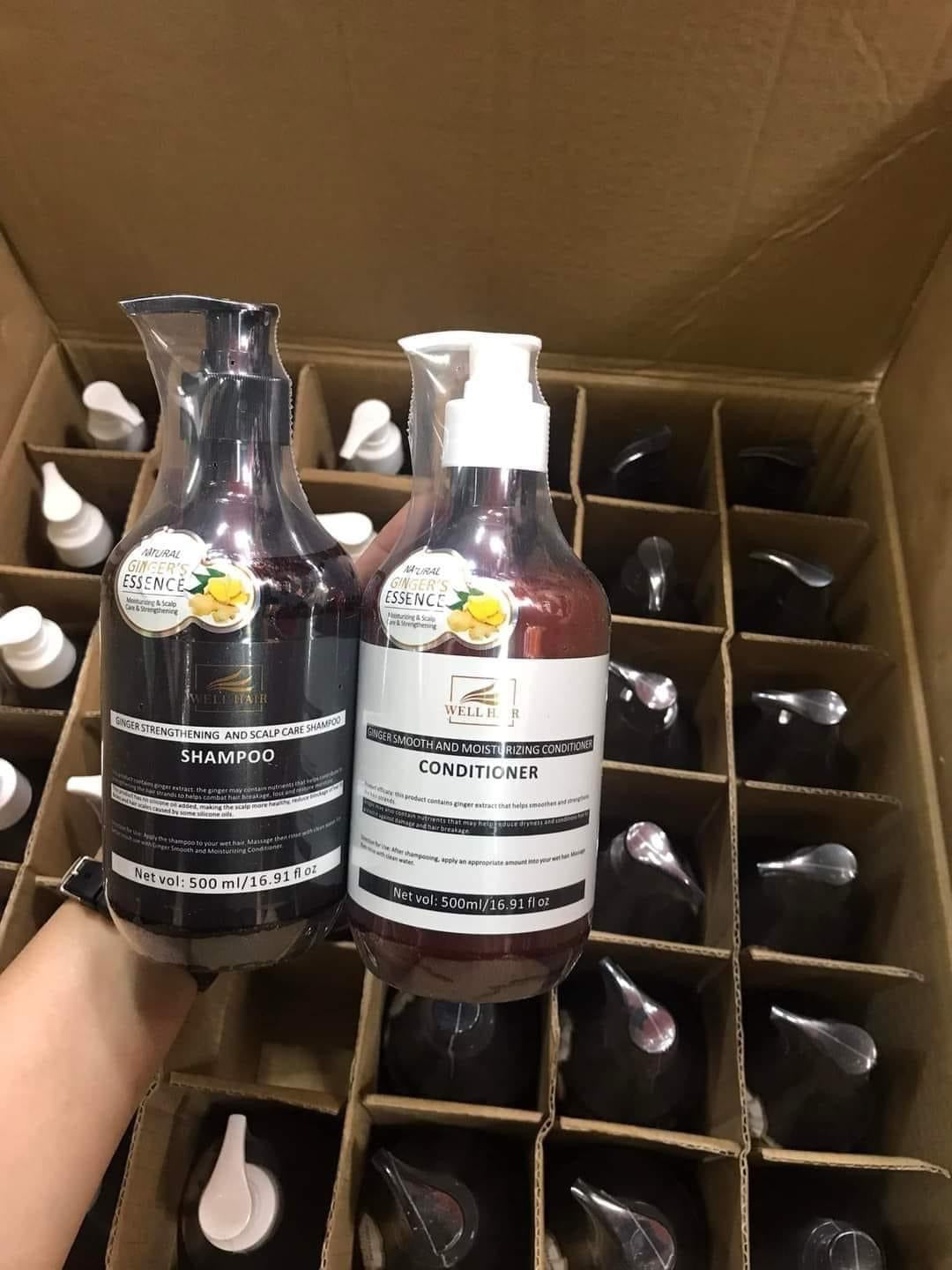 Well Hair - Ginger Shampoo or Conditioner 500 ML