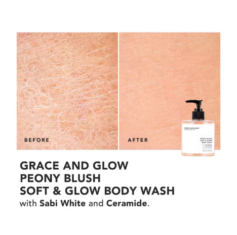 Grace and Glow - PEONY BLUSH SOFT & GLOW Body Wash 400 ml