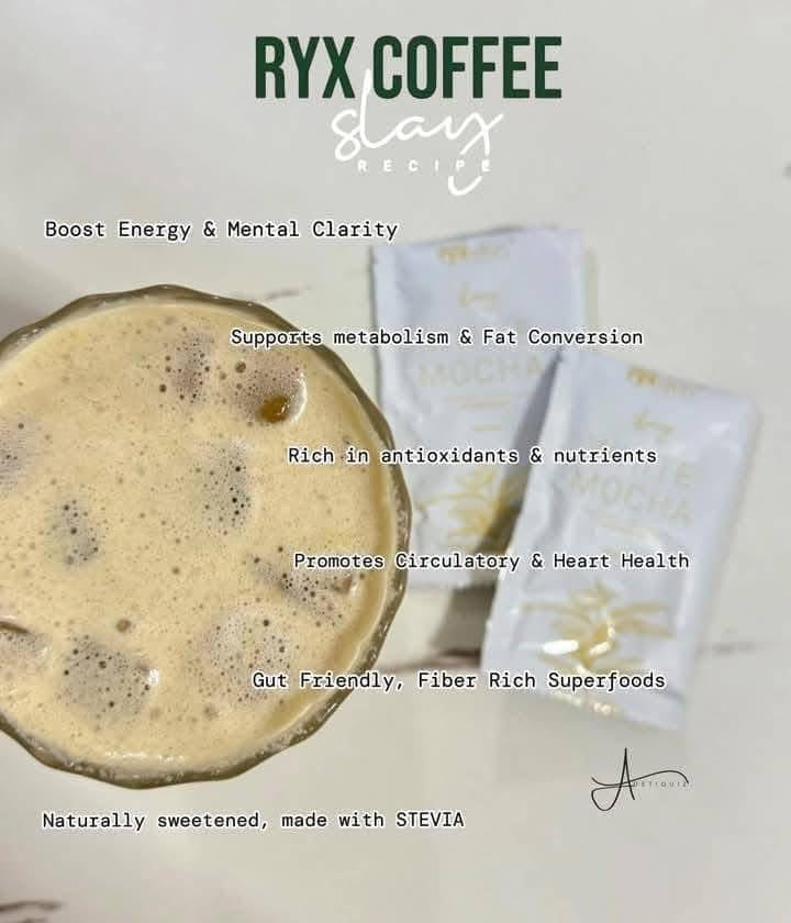 Ryx Skin - Slay Recipe Coffee - Powdered Coffee Mix with Herbal Extract