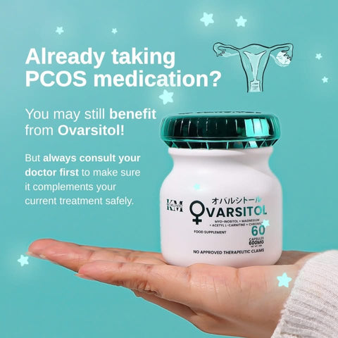 KM - OVARSITOL  Food Supplement - 60 capsules 600 mg