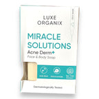 Luxe Organix - Miracle Solutions Acne Derm - Face and body Soap 135g