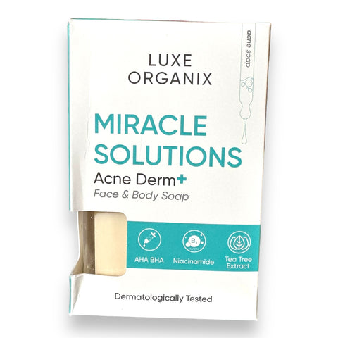Luxe Organix - Miracle Solutions Acne Derm - Face and body Soap 135g