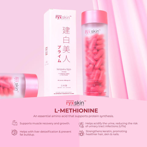 Ryx Skin Kenpakubijin Glutathione Capsul | 62 capsule | made in Japan