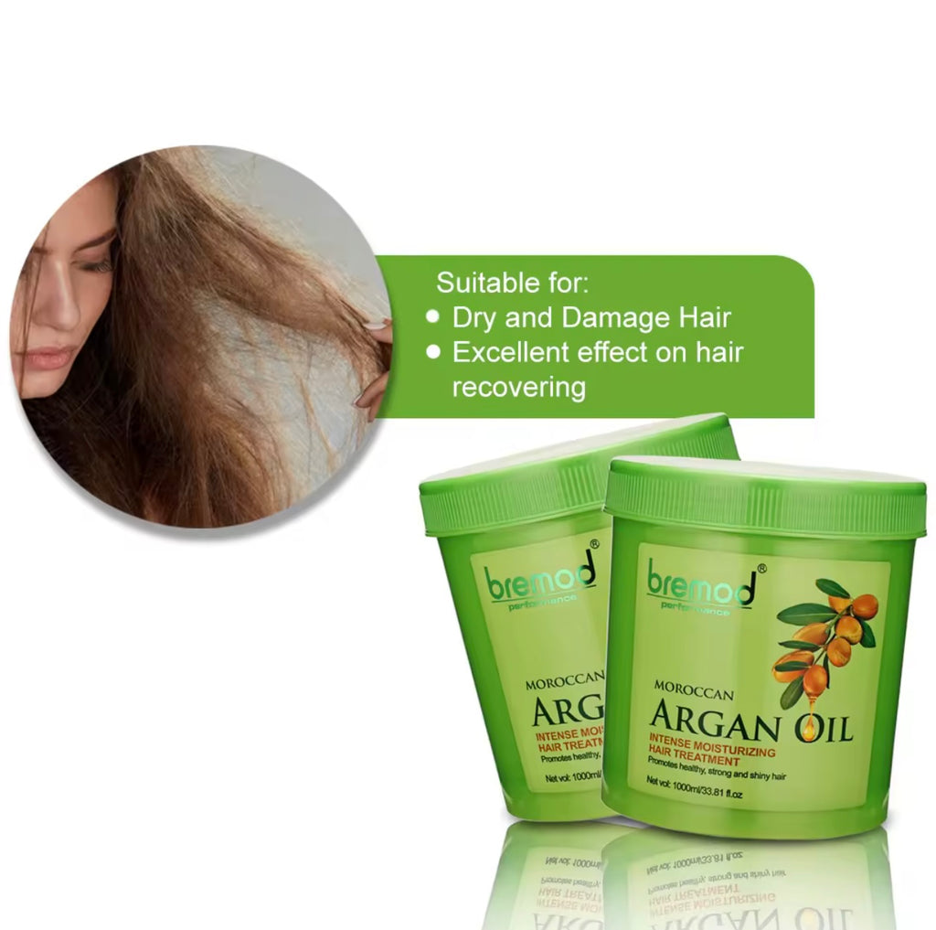Bremod - Moroccan Argan Oil - Intense Moisturizing Hair Trearment 1000 ml