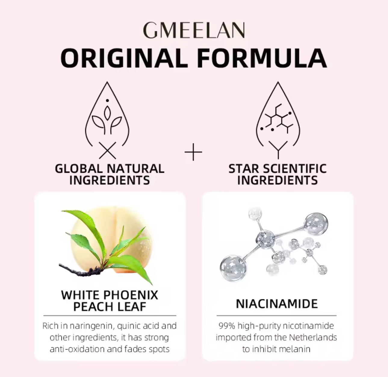 GMEELAN - Peach Niacinamide Whitening Serum Cream 50g