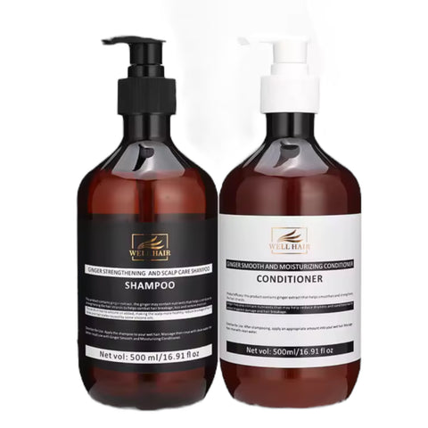 Well Hair - Ginger Shampoo or Conditioner 500 ML